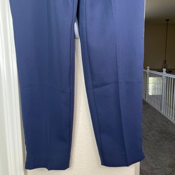J Crew Jamie Pants Casual Ankle Navy Blue Slack Pants Size 2 #511 - Picture 5 of 12